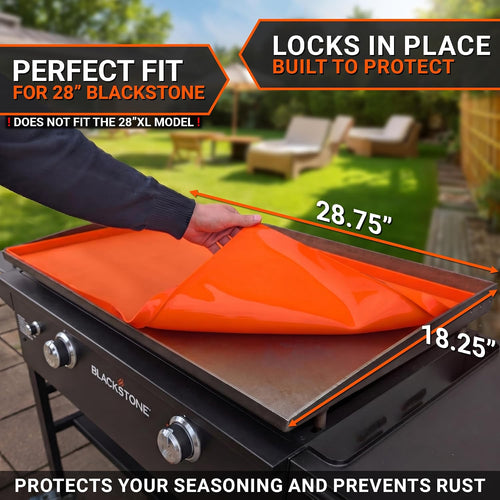 OZG griddle mat, perfect fit for 28 inch Blackstone griddle, 28.75 by 18.25 inches, does not fit the 28 inch XL model